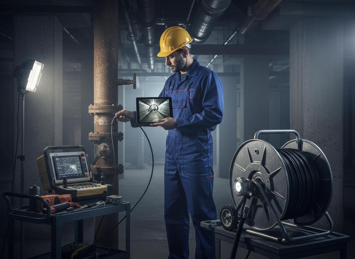 CCTV drain inspection equipment