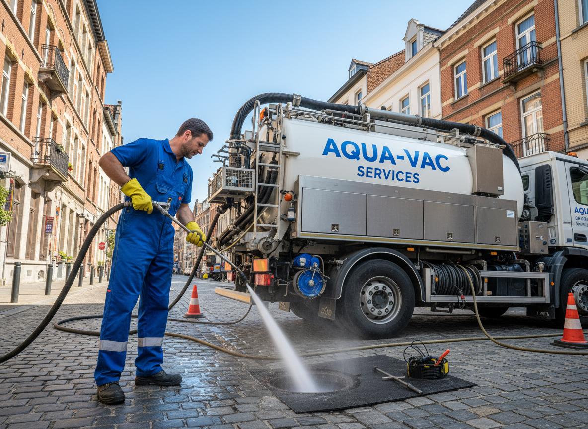Professional drain cleaning service